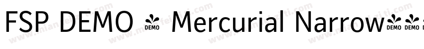FSP DEMO - Mercurial Narrow字体转换